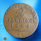 ALLEMAGNE - PRUSSE - 2 Pfenninge 1821 A AKS.32