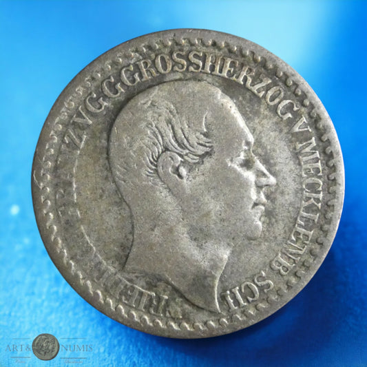 ALLEMAGNE - Mecklenburg-Schwerin - 1/12 Thaler 1848 AKS.41
