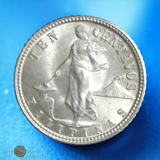 PHILIPPINES - 10 Centavos 1945 KM.181