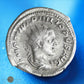PHILIPPE II - Antoninien  "Rome assise", RIC.44b, Rome