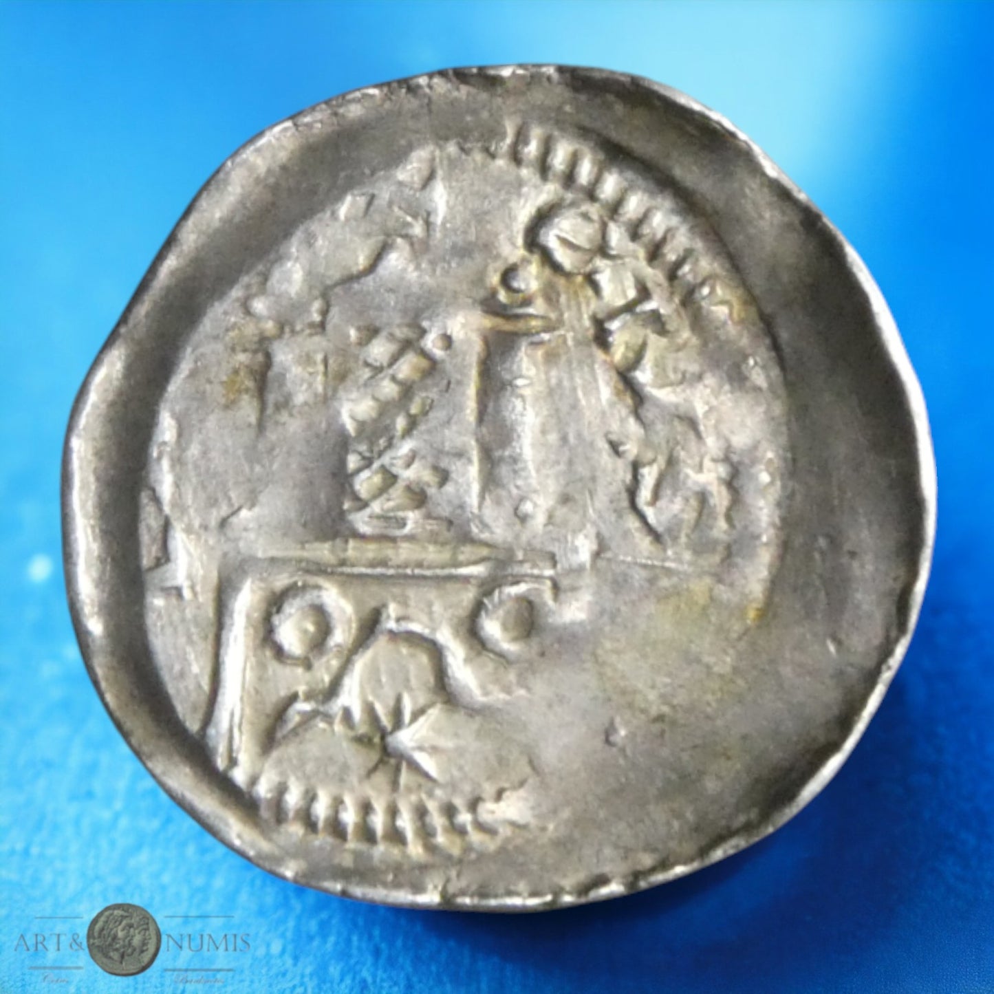 ALLEMAGNE -TREVES - Arnold  II d'Isenburg - Pfennig (1242-1259)