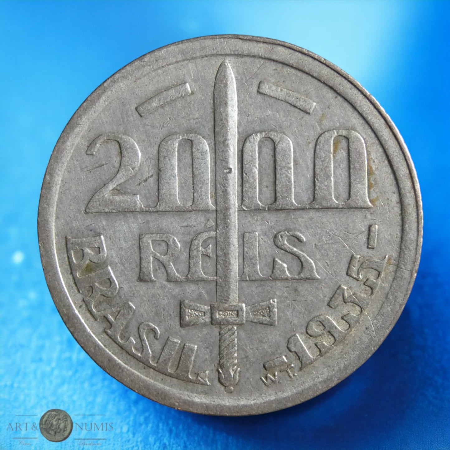 BRESIL - 2000 Reis 1935 KM.535