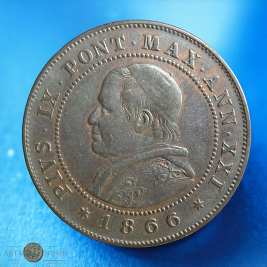 VATICAN - 2 Soldi 1866 KM.1373