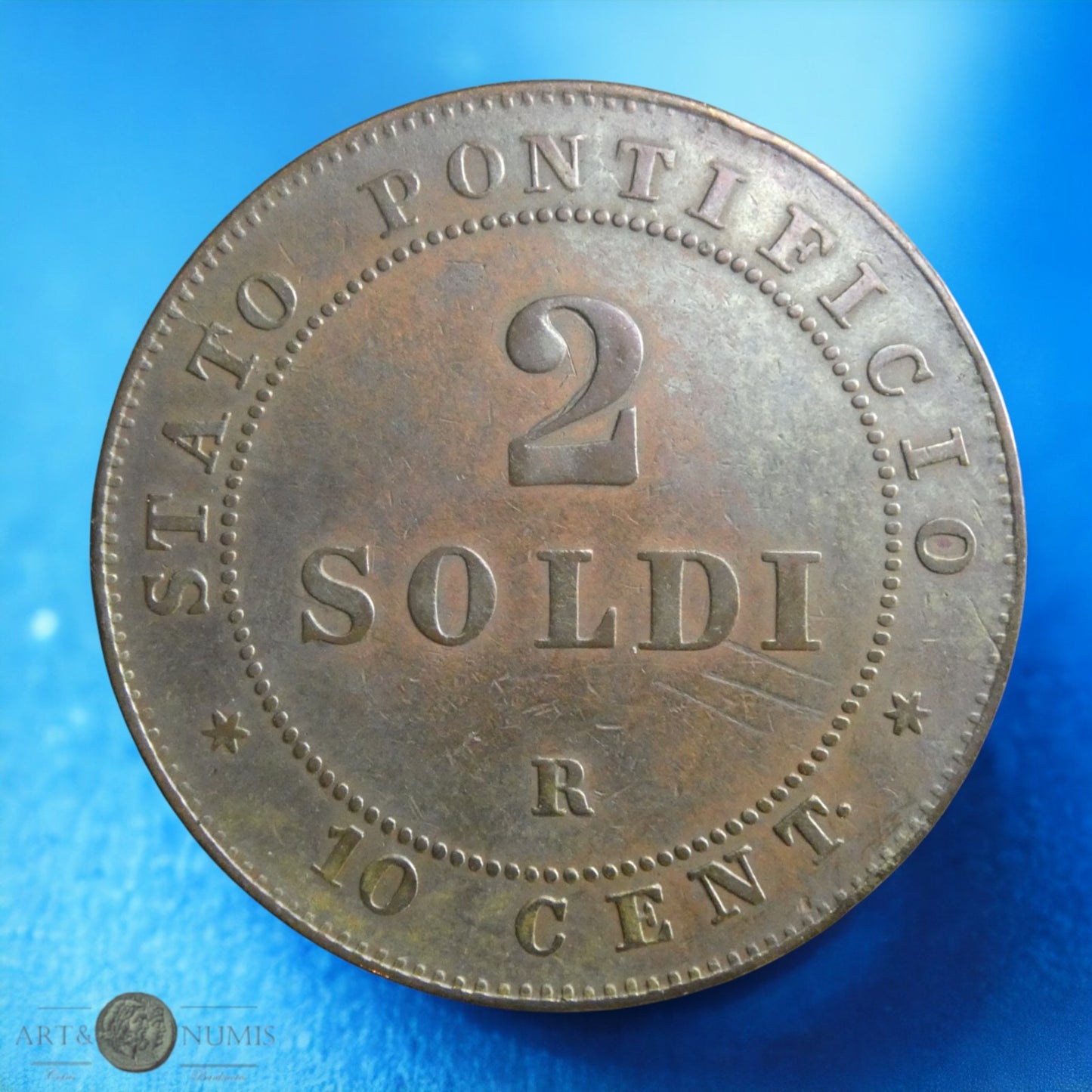 VATICAN - 2 Soldi 1866 KM.1373