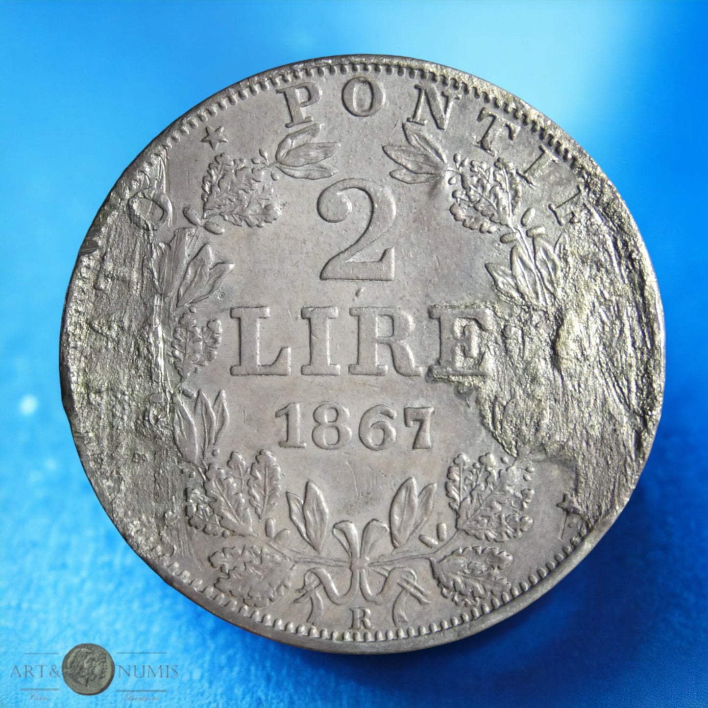 VATICAN - 2 Lire 1867 KM.1379