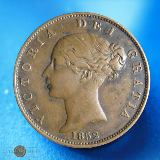 ROYAUME UNI - 1/2 Penny 1852 KM.726