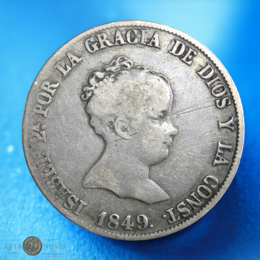 ESPAGNE - 4 Reales 1849 Madrid KM.519