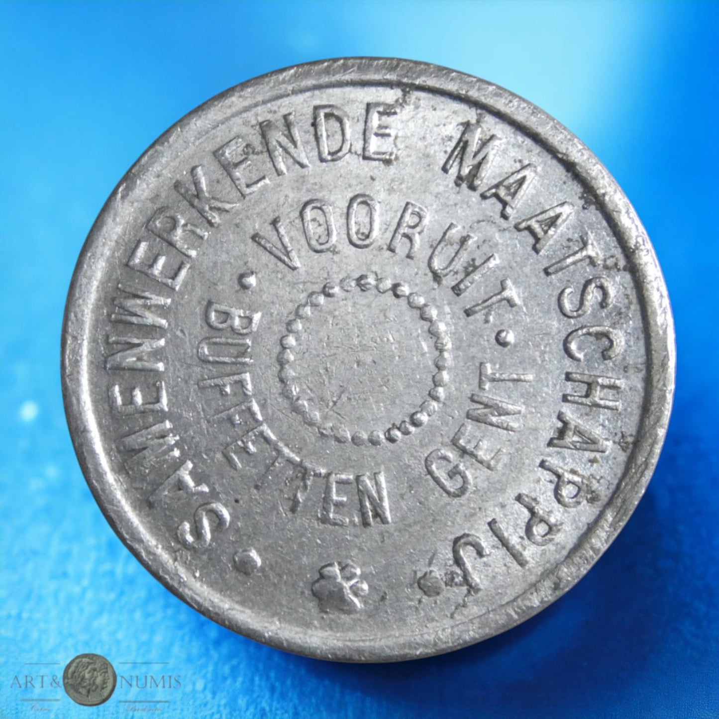 BELGIQUE - Jeton - Token - 10 Cents Vooruit Gent, Aluminium