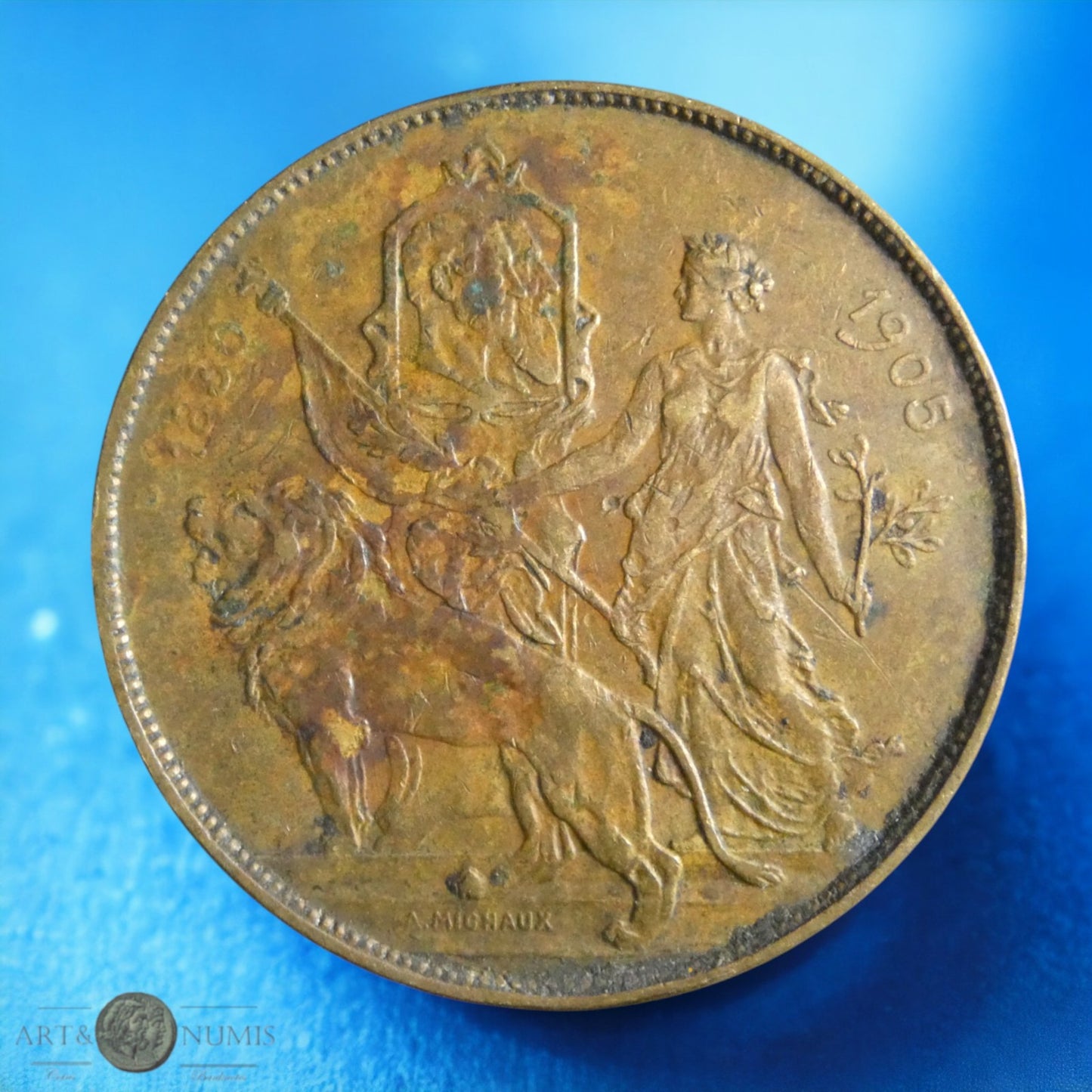 BELGIQUE - Jeton - Token - Exposition Universelle de Liège 1905, Bronze