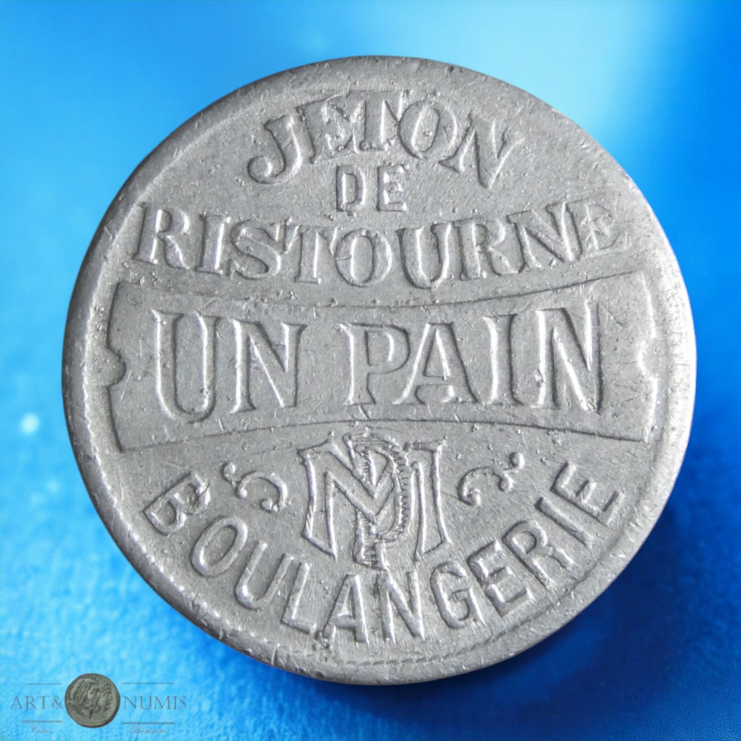 BELGIQUE - Jeton - Token - Jeton pour un pain, Boulangerie Maison du peuple, Aluminium