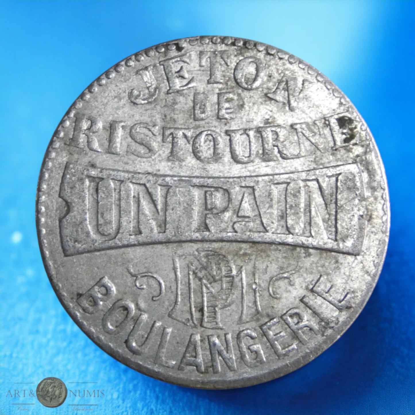 BELGIQUE - Jeton - Token - Jeton pour un pain, Boulangerie Maison du peuple, Aluminium