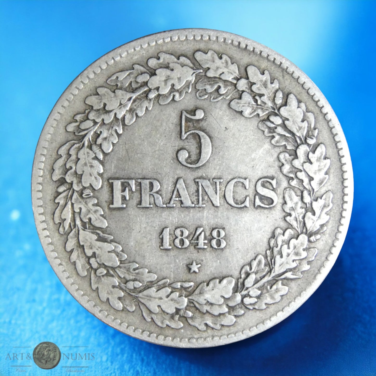BELGIQUE - 5 Francs 1848 KM.3