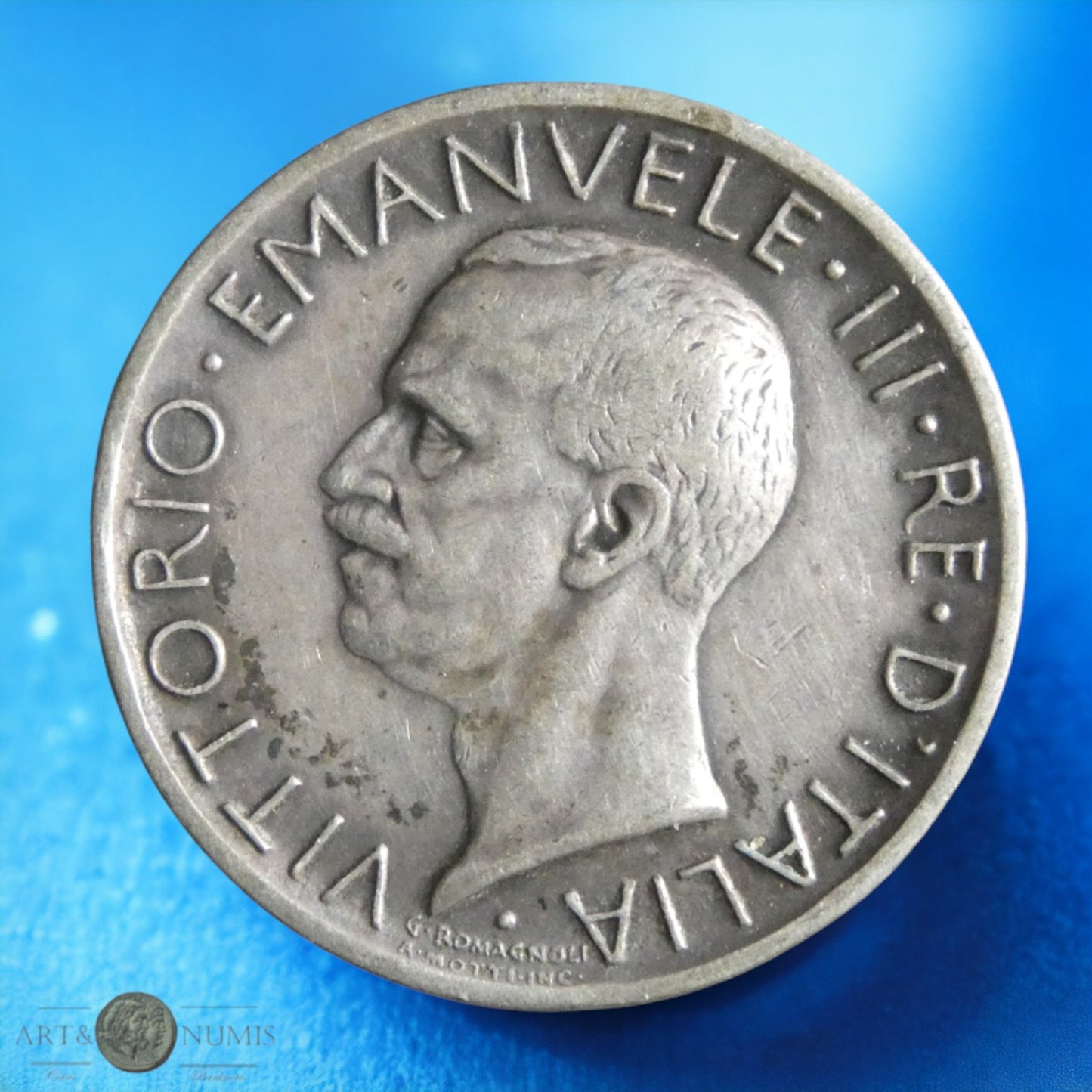 ITALIE - 5 Lire 1927 KM.67.1