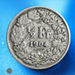 SUISSE - 1/2 Franc 1904 KM.23