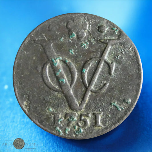 INDES NEERLANDAISES - Hollande - 1 Duit 1751 KM.70