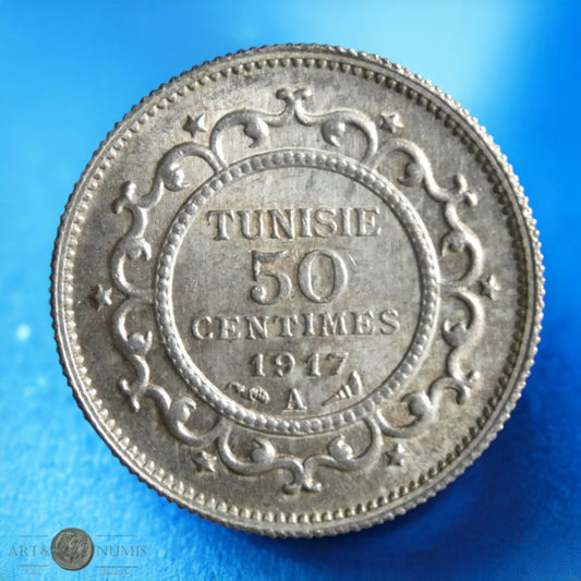 TUNISIE FRANÇAISE - 50 Centimes 1917 Lec.163