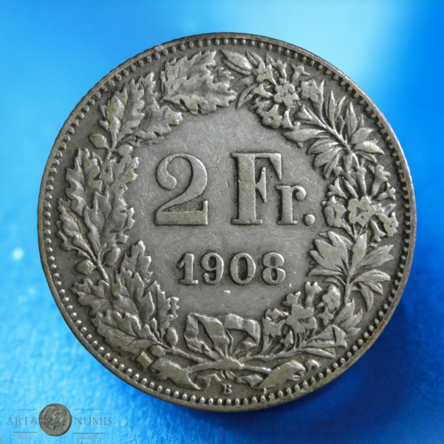 SUISSE - 2 Franc 1908 KM.21