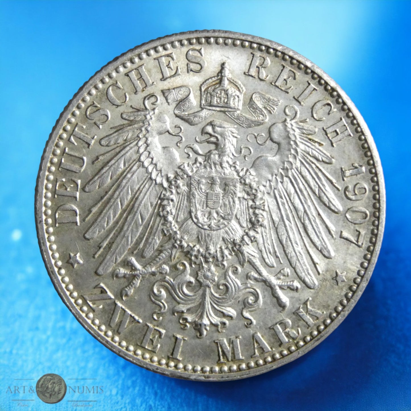 ALLEMAGNE - BADE - 2 Mark 1907 KM.272