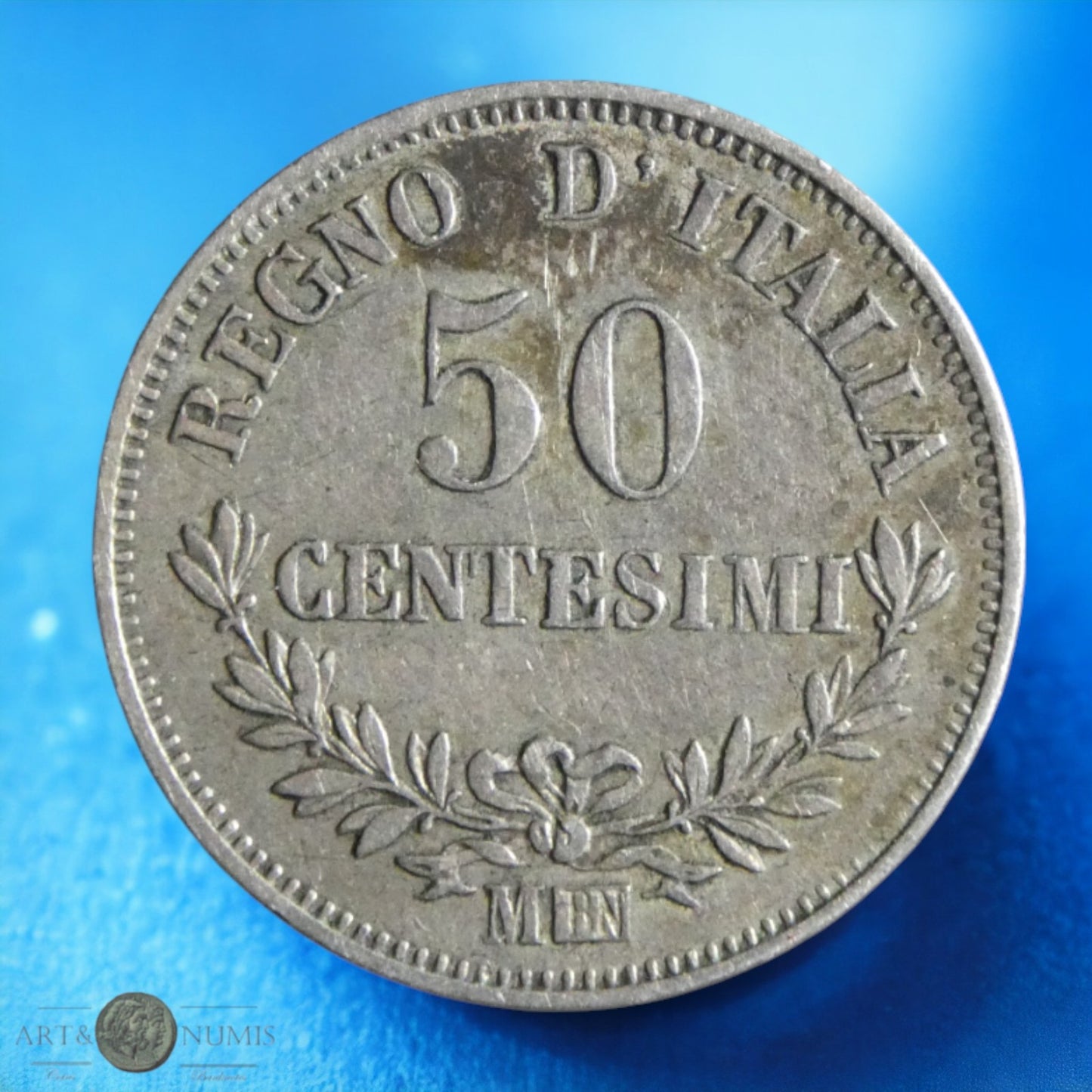 ITALIE - 50 Centesimi 1867 KM.14.1