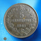 ITALIE - 5 Centesimi 1861 Milan KM.3