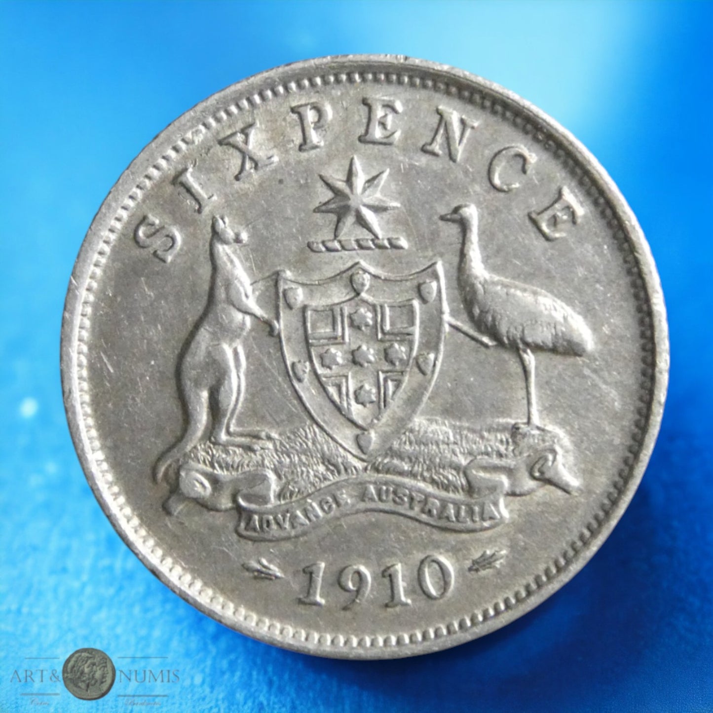 AUSTRALIE - 6 Pence 1910 KM.19