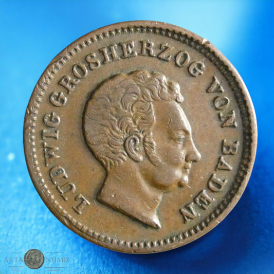 ALLEMAGNE - BADE - 1 Kreuzer 1827 AKS.66