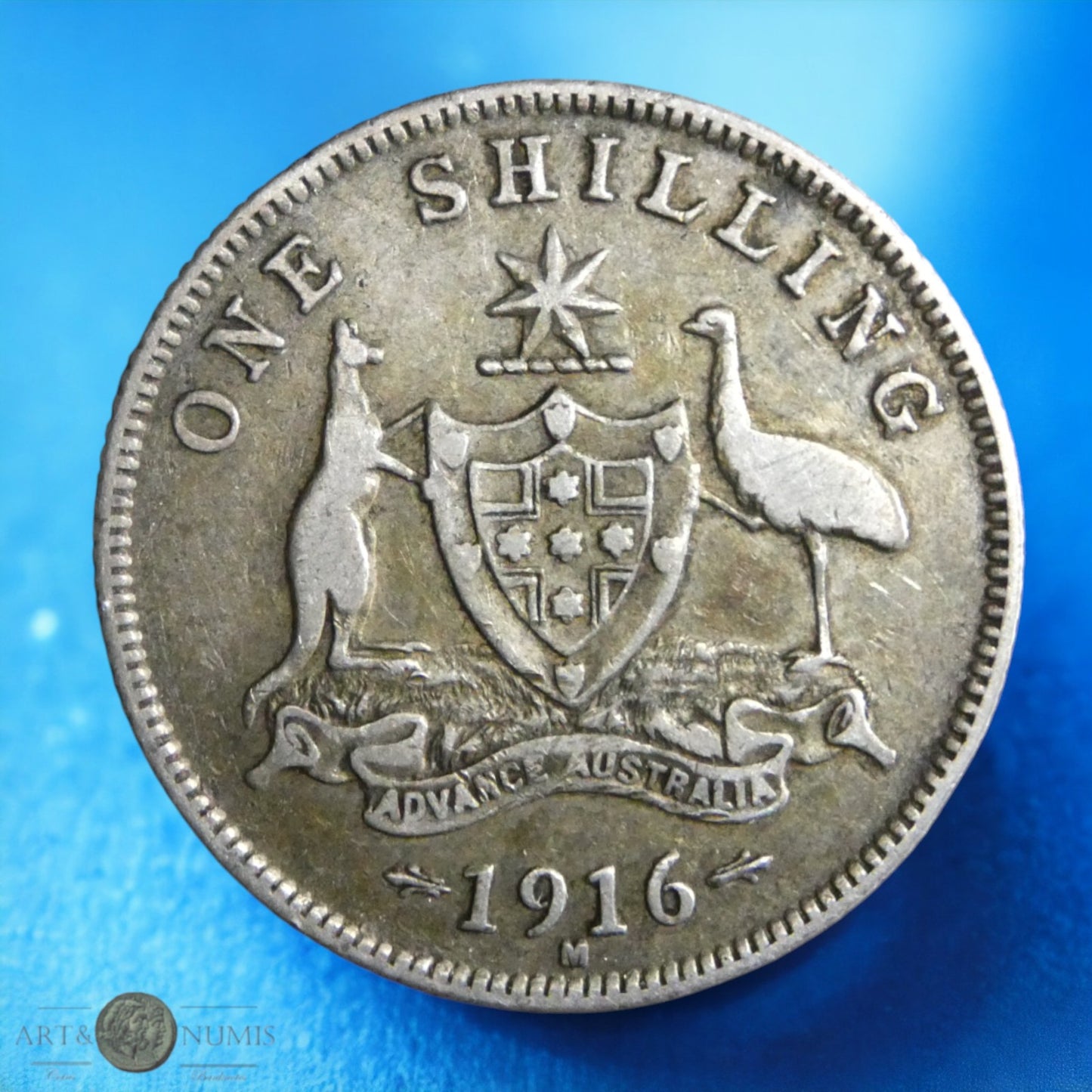 AUSTRALIE - 1 Shilling 1916 Melbourne KM.26