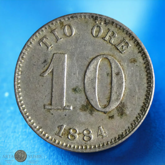 SUEDE - 10 Ore 1884 KM.755