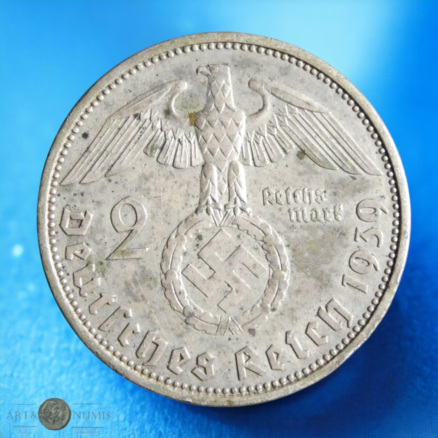 ALLEMAGNE - 2 Reichsmark 1939 Berlin KM.93