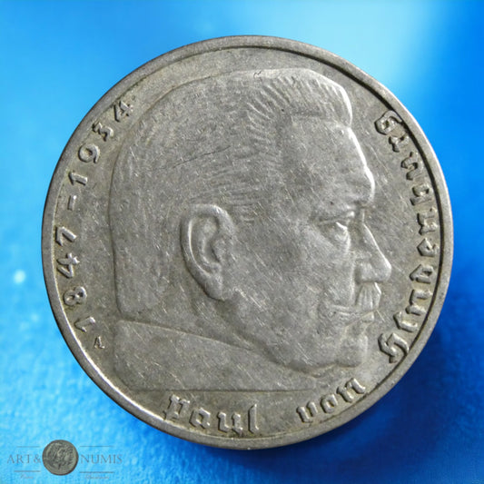 ALLEMAGNE - 2 Reichsmark 1939 Berlin KM.93