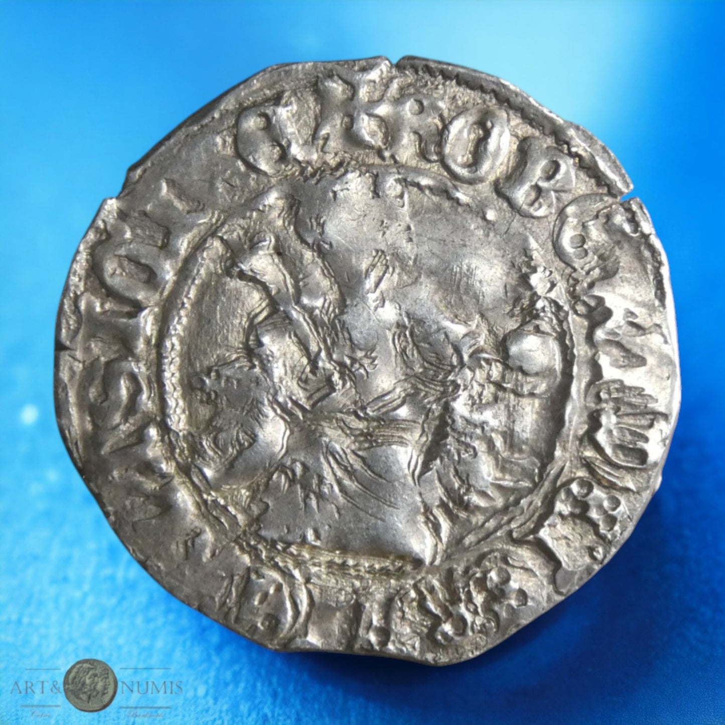 ITALIE - NAPLES - Robert d'Anjou - Gigliato ou Carlin d'argent