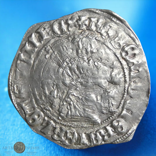 ITALIE - NAPLES - Robert d'Anjou - Gigliato ou Carlin d'argent
