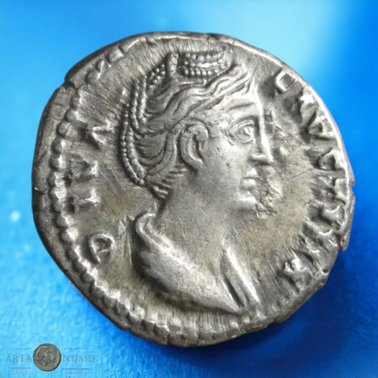 FAUSTINE Ier - Denier "Consecratio", RIC.384