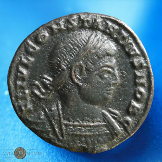 CONSTANTIN II - Centenionalis GLORIA EXERCITVS, Siscia RIC.236