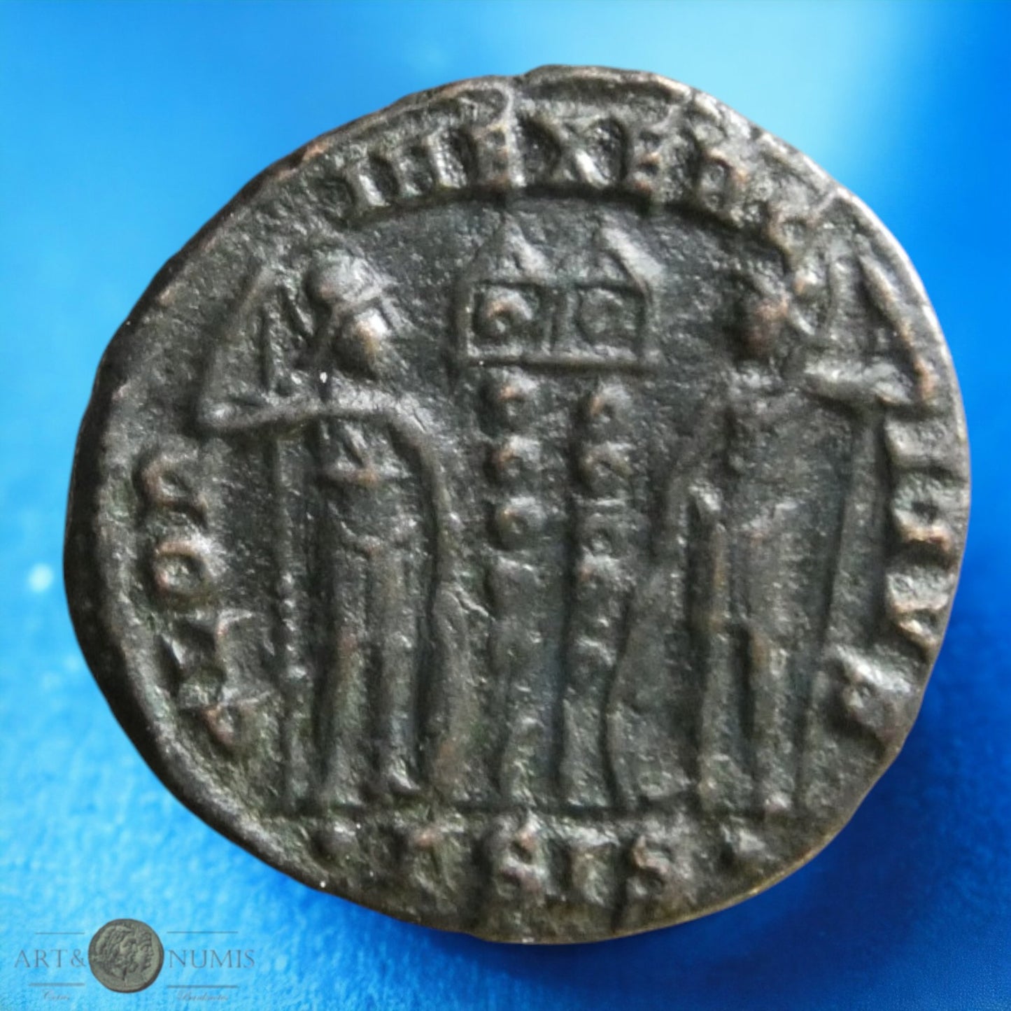 CONSTANTIN II - Centenionalis GLORIA EXERCITVS, Siscia RIC.236