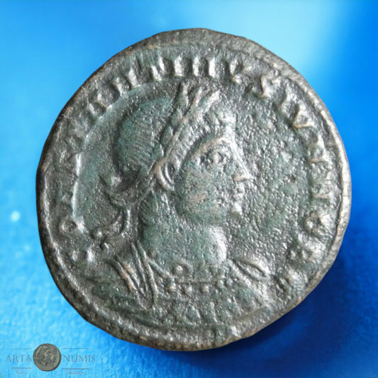 CONSTANTIN II - Centenionalis GLORIA EXERCITVS, Siscia Sear 17333