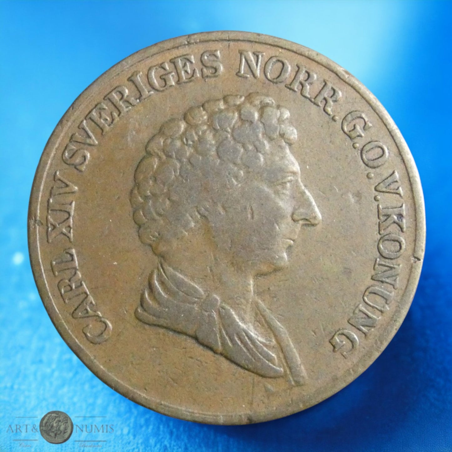 SUEDE - 1 Skilling 1837 Carl XIV KM.642