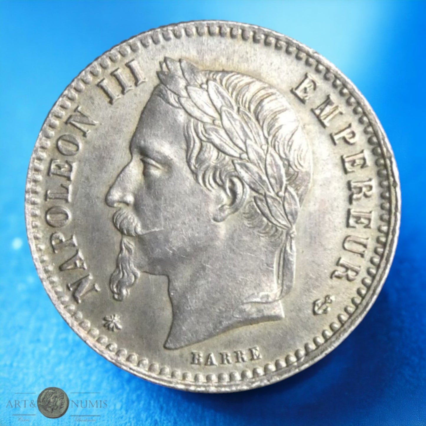 FRANCE - 50 Centimes Napoléon III 1867 Paris