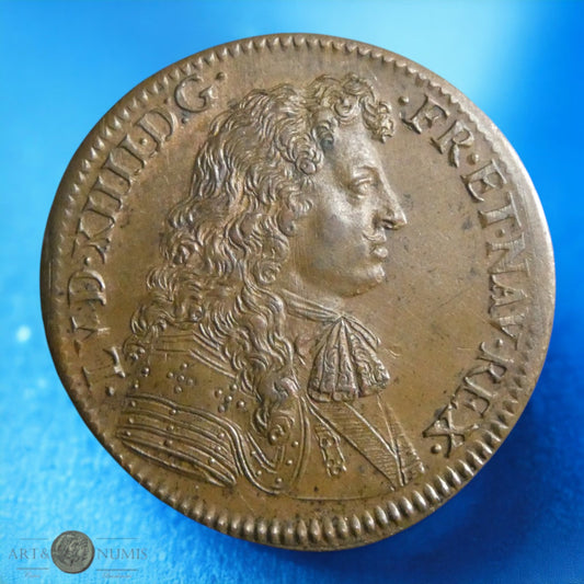 FRANCE - Jeton en cuivre Bâtiment du Roi 1668 F.2986