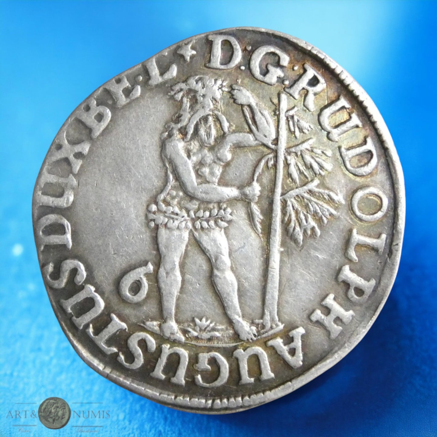 ALLEMAGNE - Braunschweig-Wolfenbüttel - 6 Mariengroschen 1671 à "l'homme sauvage"