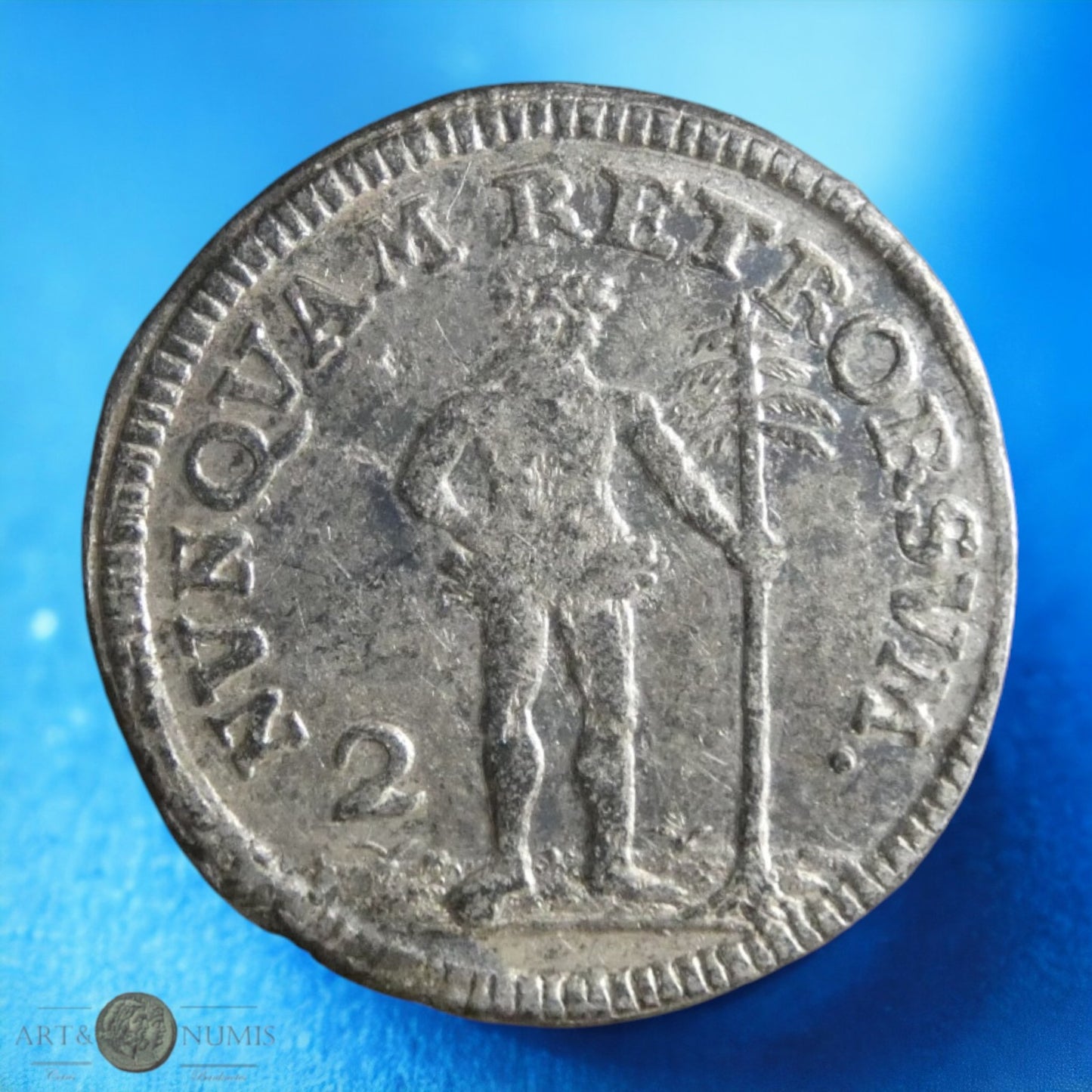 ALLEMAGNE - Braunschweig-Wolfenbüttel - 2 Mariengroschen 1736 à "l'homme sauvage"