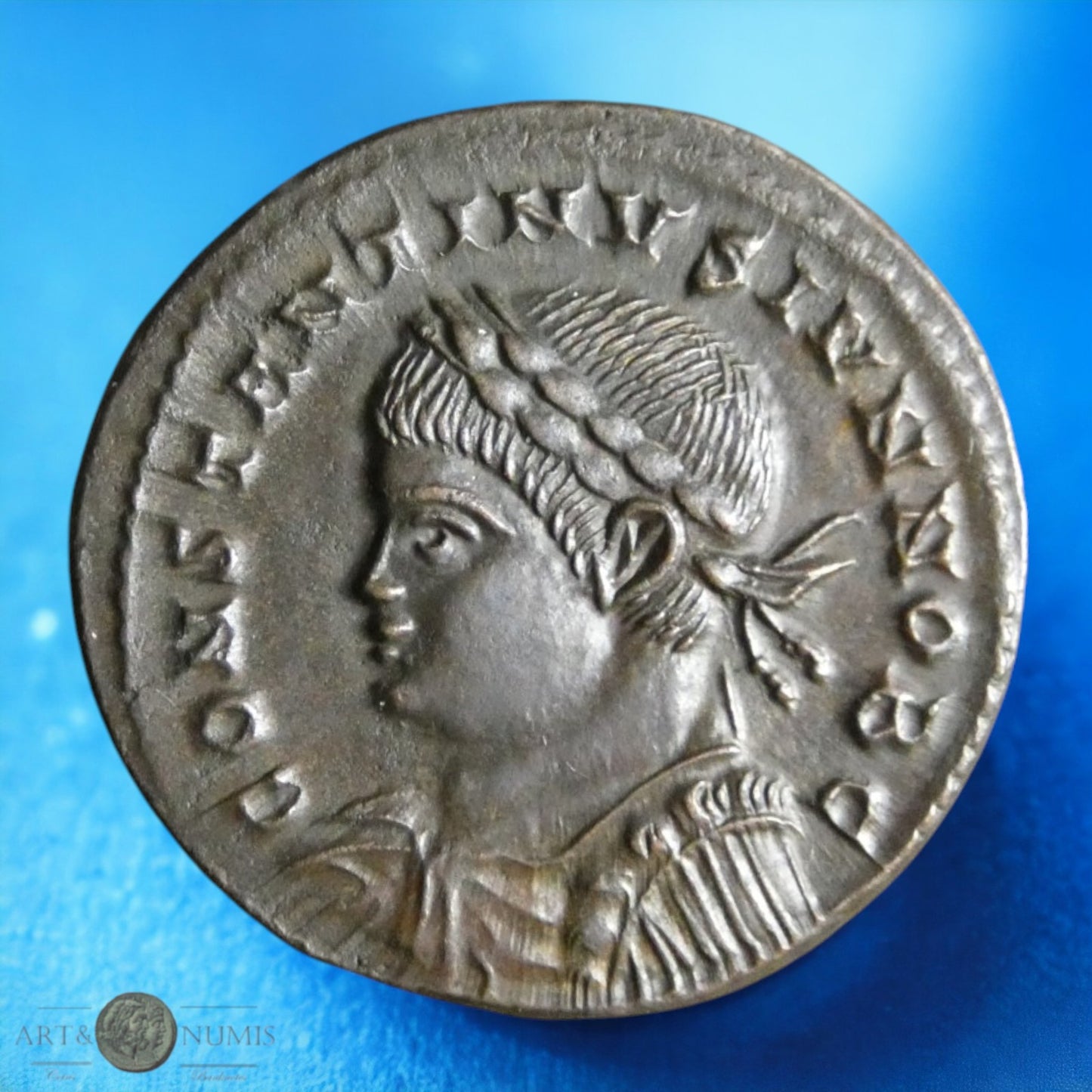 CONSTANTIN II - Centenionalis PROVIDENTIAE CAESS, 325-326, Trèves, Sear 17216
