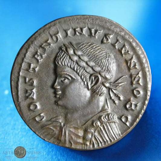 CONSTANTIN II - Centenionalis PROVIDENTIAE CAESS, 325-326, Trèves, Sear 17216