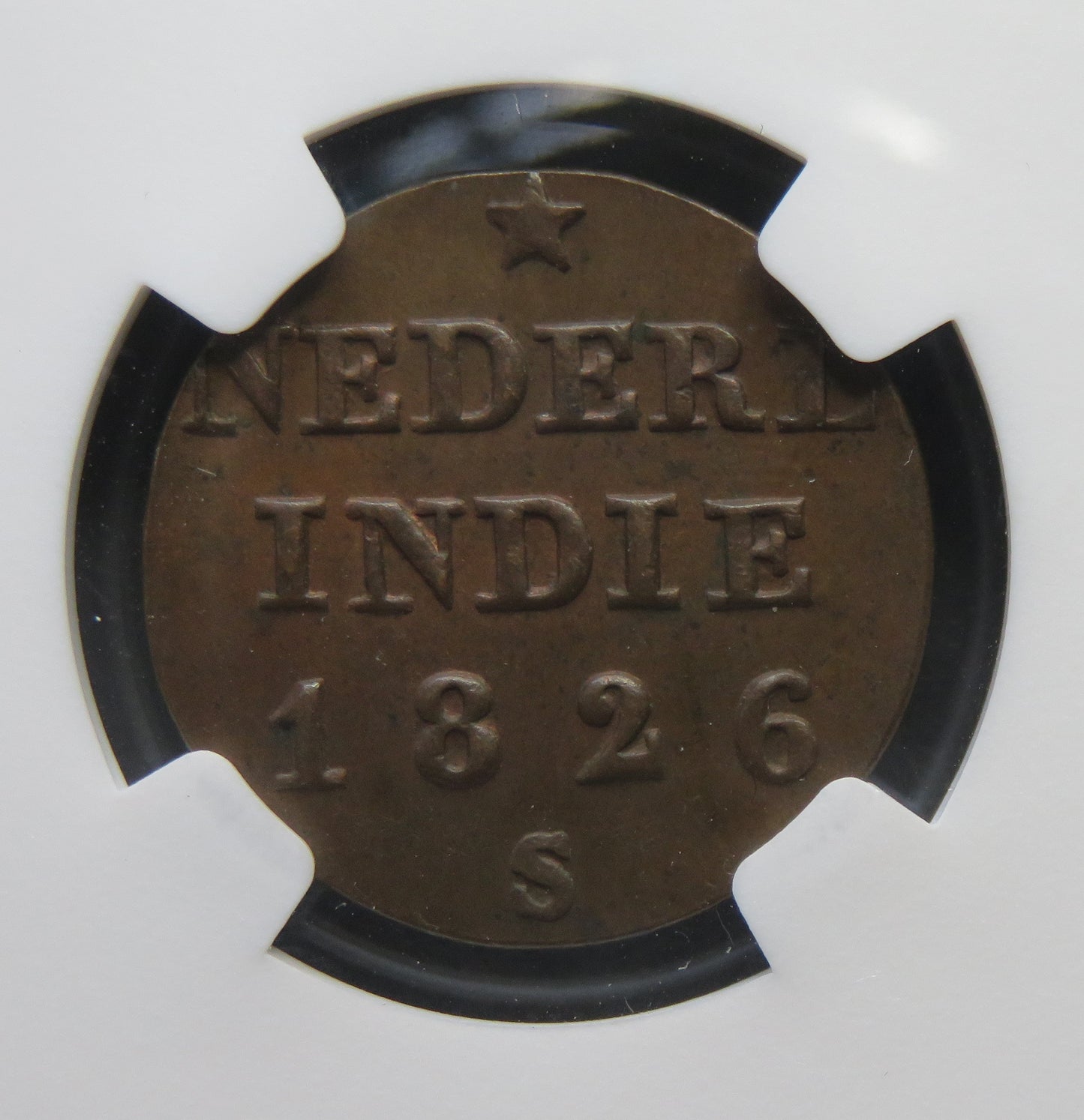 INDES NEERLANDAISES - NETHERLANDS EAST INDIES - Sumatra - 1/4 Stuiver 1826 KM.287 NGC UNC Detail