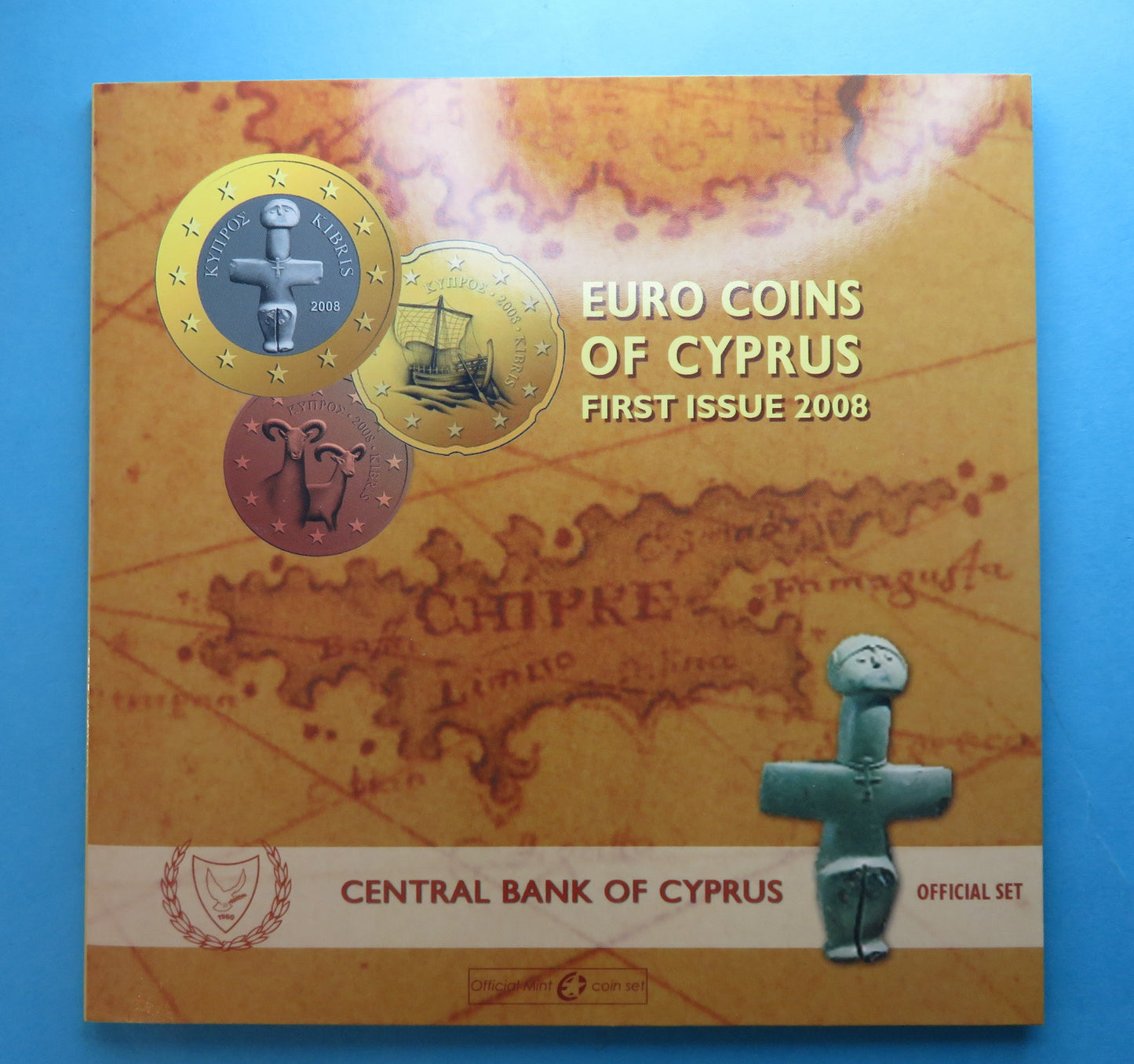 CHYPRE - CYPRUS - Euro coin set - série BU 2008