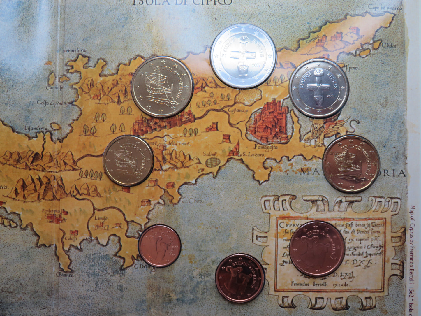 CHYPRE - CYPRUS - Euro coin set - série BU 2008