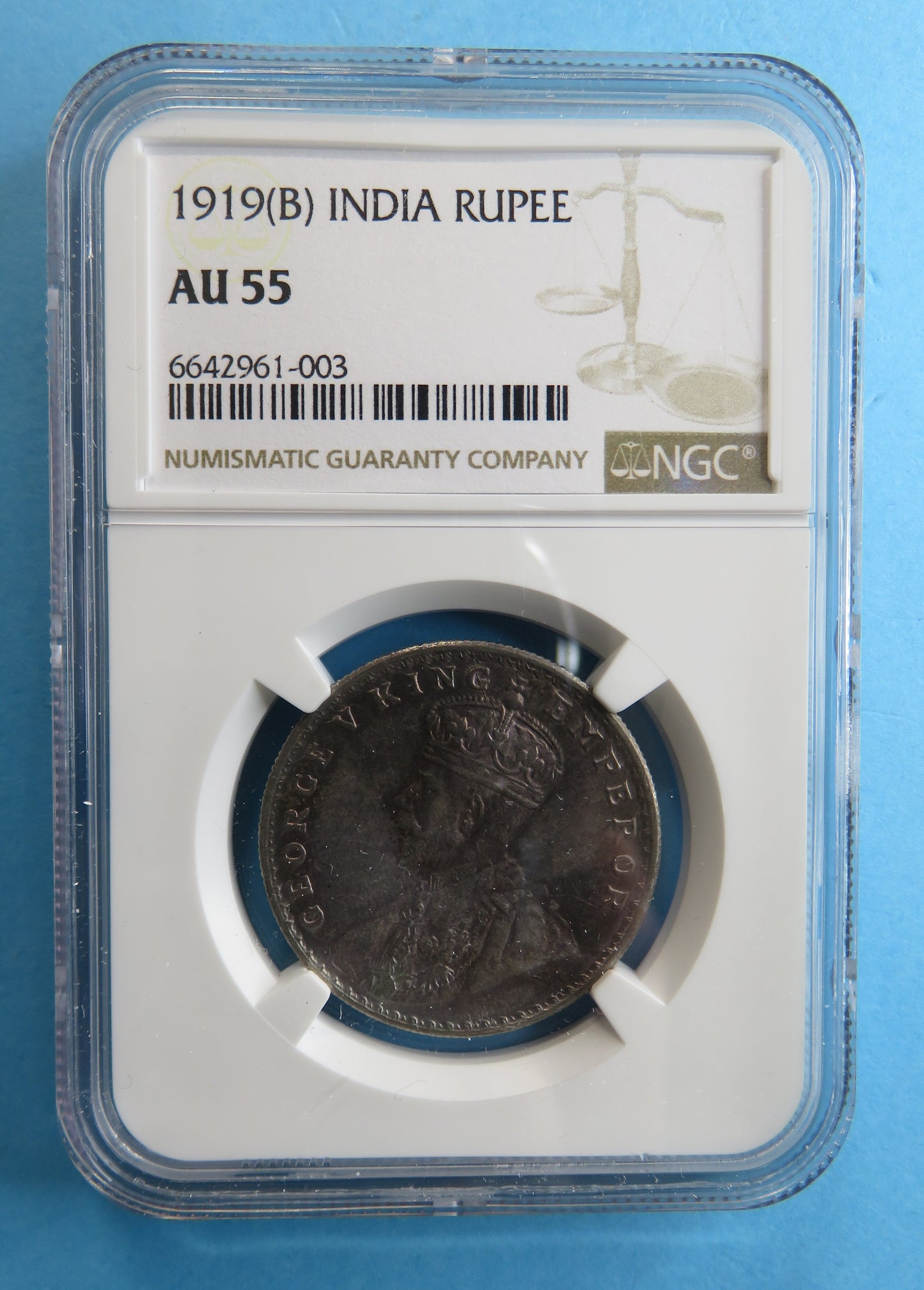 INDES BRITANNIQUES - INDIA - Rupee 1919 AU55