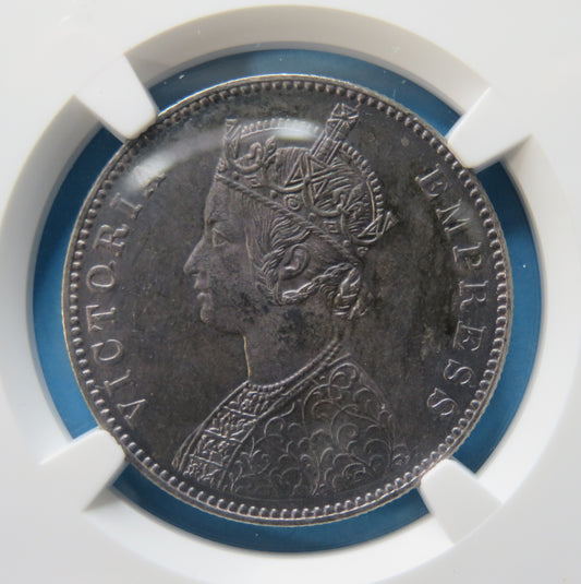 INDES BRITANNIQUES - INDIA - Rupee 1884 KM.473.1 MS62