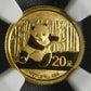 CHINE - CHINA - 20 Yuan Panda 2014 MS69
