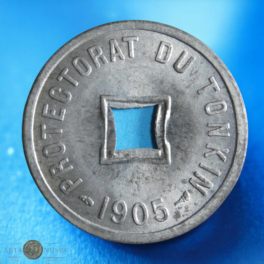VIETNAM  - TONKIN - 1/600 Piastre 1905 KM.1